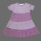 Lolly Wolly Light Purple Multi all over Pattern Girls Cotton Dress