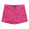 TQF Girls Pink Woven Cotton Pink Shorts