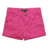 TQF Girls Pink Woven Cotton Pink Shorts