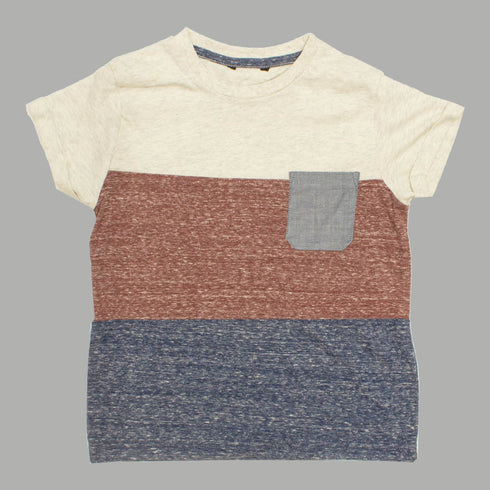 NEXT Cut Label Premium Slub Cotton Yarn Dyed Boys Tshirt