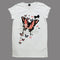 YFK Today to be Butterfly Applique Bow Glitter Print Premium Cotton Tshirt