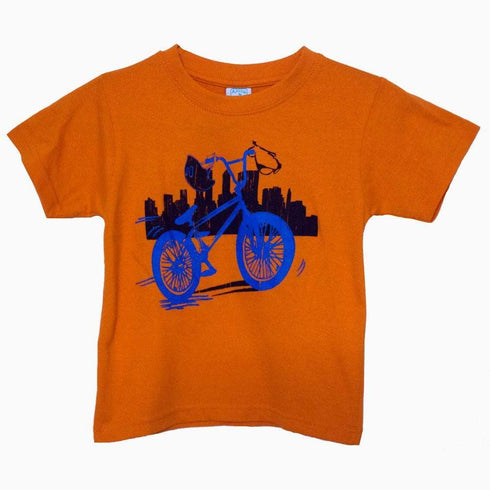 Anna Philip Bicycle Orange boys tshirt