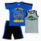 BatMan Caped Crusader Blue and grey boys 3 Piece Set
