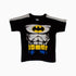 BatMan Chest Print Boys Black and Grey 3 piece Set