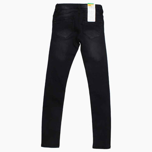 STACCATO Unisex Black Slim Fit Soft Denim Black Jeans
