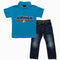AIRWALK Boys Blue Cotton 2 Piece Jeans Bundle