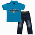 AIRWALK Boys Blue Cotton 2 Piece Jeans Bundle
