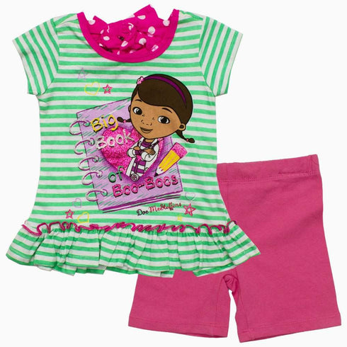 Disney Doc Mc Stuffins Glitter Fancy 2 piece Set