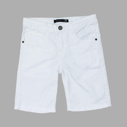 LOSAN White Boys Cotton Summer Shorts