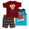 ELMO Face Print Boys 3 Piece Set