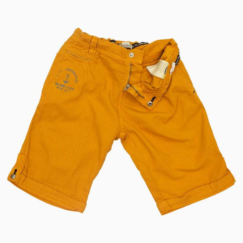 CHICCO Boys Orange Cotton Short