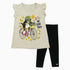 Glitter Bike Trip Girls Heather Premium 2 Piece Set