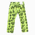 Akido Girls Garment Dyed All over Flower Printed Light Green Jeans