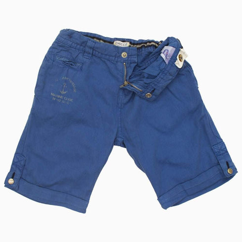 CHICCO Boys Blue Cotton Short