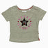 OKAIDI Premium Cotton Good Day Sequins and Applique Girls Tshirt