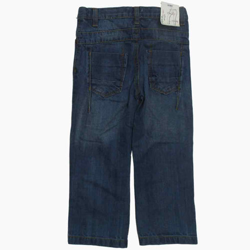 LINDEX Girls Front Leather pocket patch Light Blue Jeans