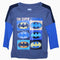 Caped Crusade Batman Full sleves grey boys tshirt