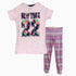 Red Tag New York Cotton Girls baby Pink 2 piece Set