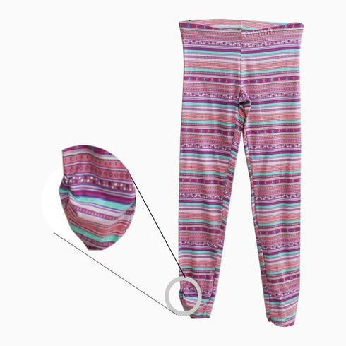 URB Premium Soft Cotton Light green and multi color leggings set