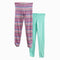 URB Premium Soft Cotton Light green and multi color leggings set