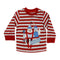 TU Polar Express Red And Grey boys Premium Cotton Tshirt