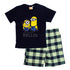 Desipicable ME BELLO Minions Navy Blue Boys 2 Piece Set