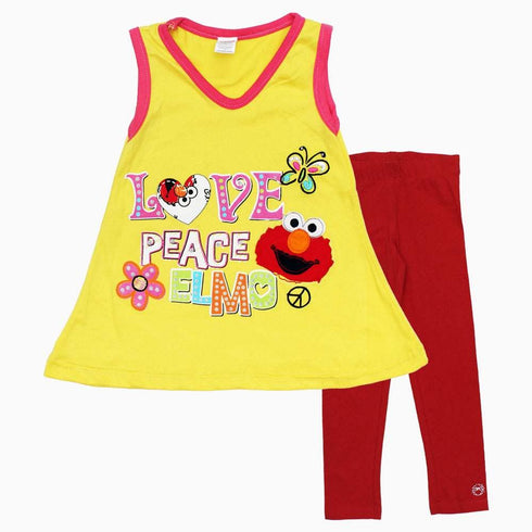 ELMO Love Girls Yellow 2 piece Set