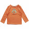 JBC Bird Flock Print Girls Orange Premium Cotton Tshirt