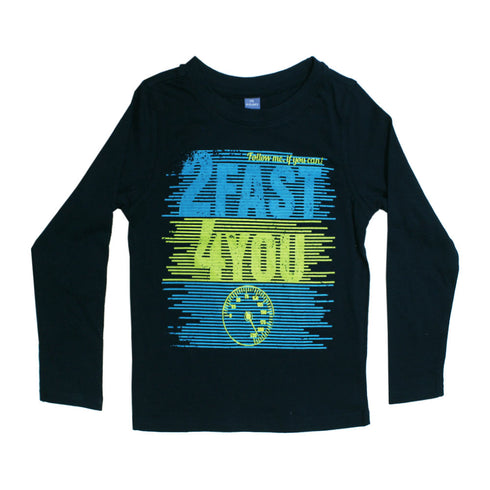 DOPO DOPO 2 Fast 4 You Blue Boys Cotton Tshirt