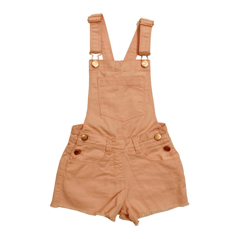 POSH Baby Pink Denim Girls Dungaree