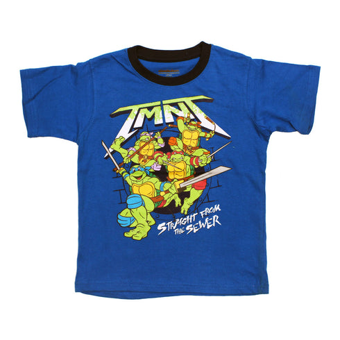 TMNT Sewer Crew Boys Blue 2 Piece Set
