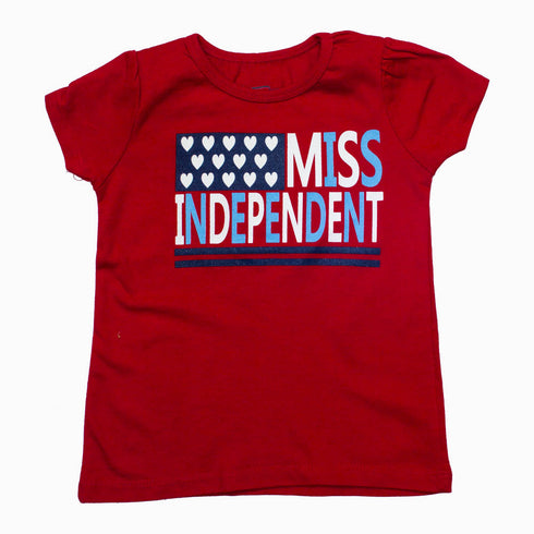Miss independent print T-shirt