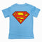SUPERMAN Premium Cotton Light Blue Boys Tshirt