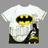 BatMan Chest Print White and Grey Premium 3 Piece Set