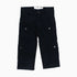 HnM 6 Cargo Pockets Navy Blue Three Quarter Bermuda Back