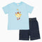 Fisher Price Monkey Fake Pocket Shorts 2 piece Boys Set
