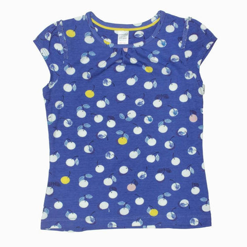 MINI CLUB Girls Blue Cherry all over Tshirt
