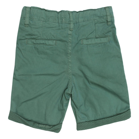 UNIT BOYS Light Green Boys Cotton Short