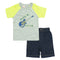 Fisher Price Rock Star Fake Pocket Shorts 2 piece Boys Set