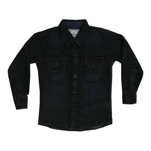 OSHKOSH Front Pocket Blue Jeans Premium Cotton Casual Winter Shirt