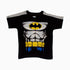 BatMan Chest Print Boys Black 3 piece Set