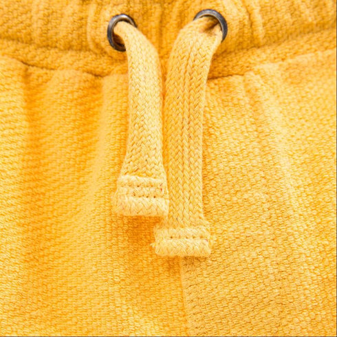 Zara Pique Mustard Bermuda Shorts