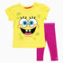 SpongBob Girls Yellow Face print 2 piece Set