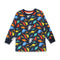 All Over Multi Dino Blue Boys Cotton T shirt