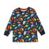 All Over Multi Dino Blue Boys Cotton T shirt