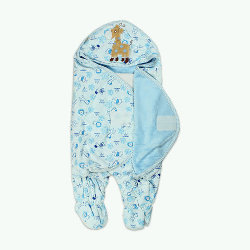 All Over Loin Blue Winter Swaddle Sleeping Bag