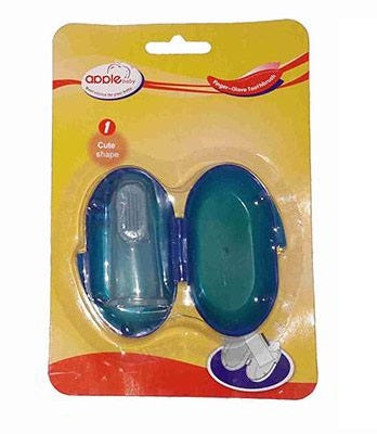 Apple Baby Finger Glove Blue Toothbrush