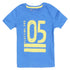 B COLLECTION 05 Print Blue Boys Premium Cotton Tshirt 2 Piece Set
