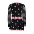 B.NOSY All Over Star Black Girls Cotton Dress