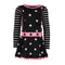 B.NOSY All Over Star Black Girls Cotton Dress